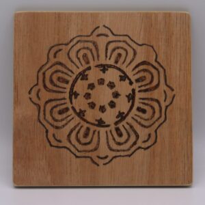 A coasters made in wood