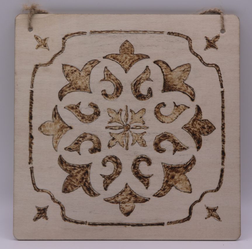 A wall plaque