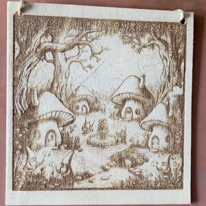 Houses made from mushrooms