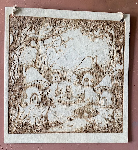 Houses made from mushrooms